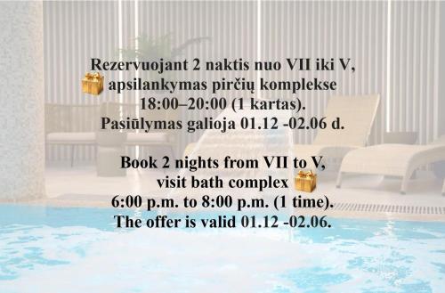 Palangos Vetra - Best Spa Hotels in Lithuania