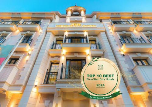 Residence City Garden - Certificate of Excellence Top 10 BEST Five-Stars City Hotels for 2024 awarded by HTIF - Best Hotels in Plovdiv