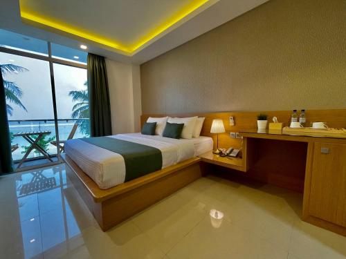 Huvan Beach Hotel at Hulhumale - Best Parking Hotels in Maldives